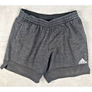 Adidas Shorts Mens Size Large Gray Sweat Shorts Athletic Gym Training